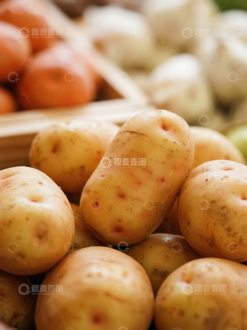 高清大图下载【趣麦麦图】土豆  黄心  饱腹