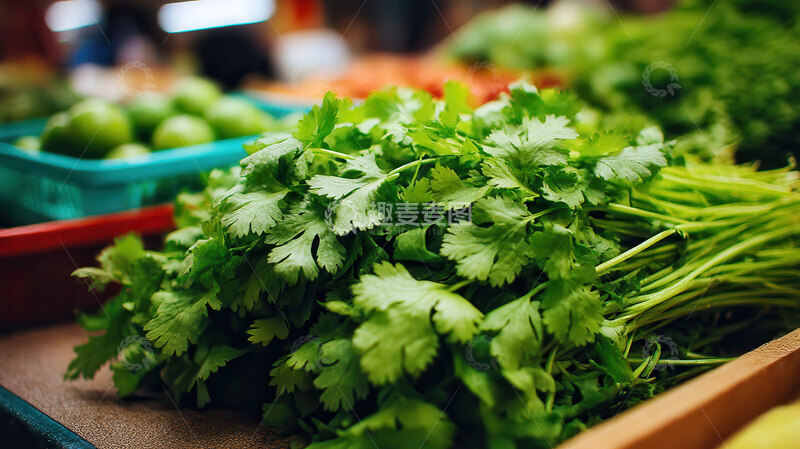 高清大图下载【趣麦麦图】香菜  翠叶  香泽 