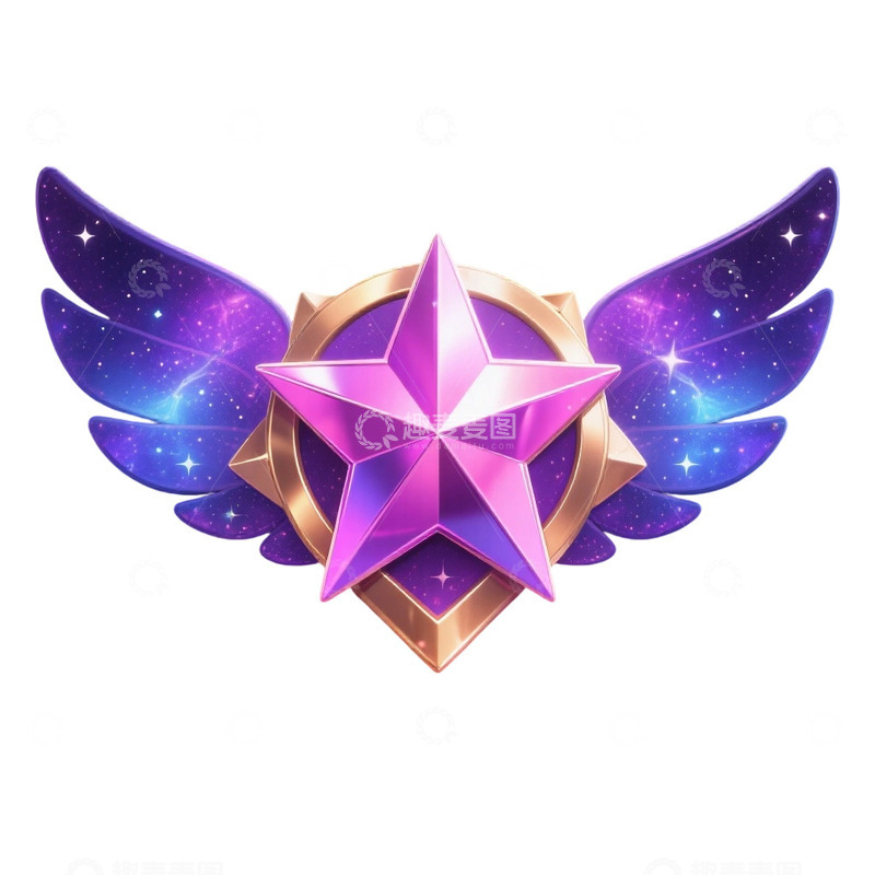 高清大图下载【趣麦麦图】奢华游戏徽章设计