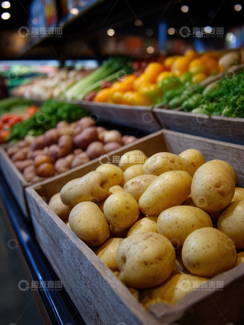 高清大图下载【趣麦麦图】土豆  黄心  绵密  