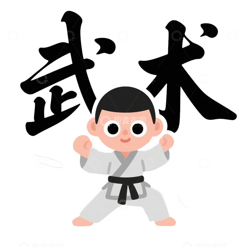高清大图下载【趣麦麦图】-武术字体设计