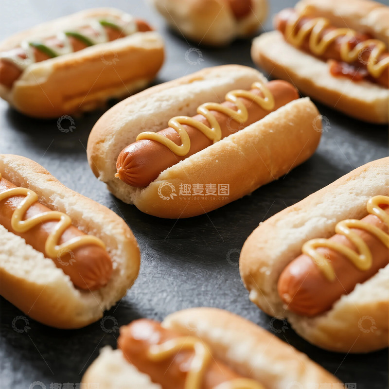 高清大图下载【趣麦麦图】简约热狗美食摄影