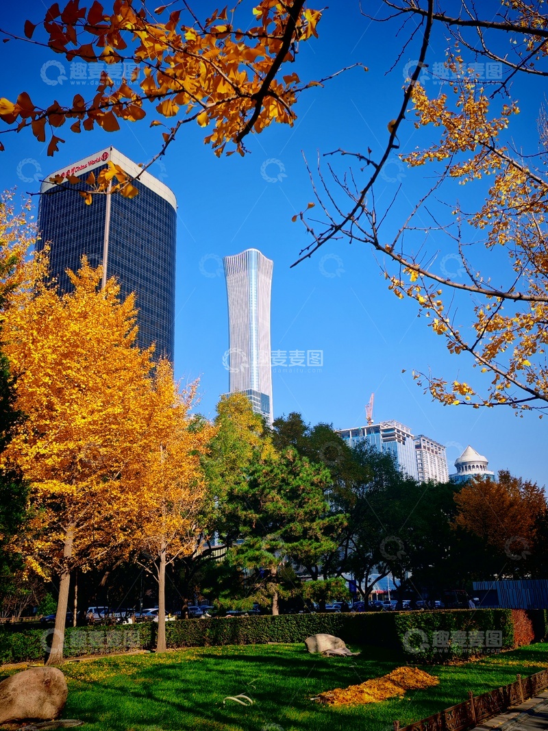 高清大图下载【趣麦麦图】秋日城市公园风光11