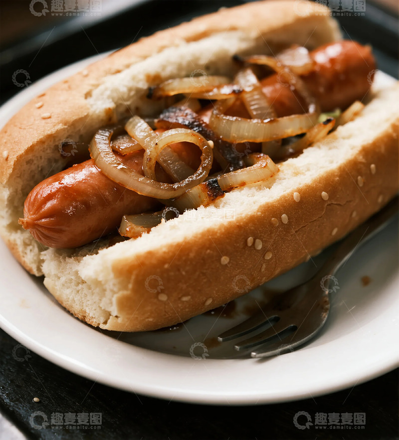 高清大图下载【趣麦麦图】香肠热狗美食摄影图片