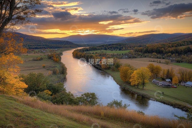 高清大图下载【趣麦麦图】野外河流山川自然美景