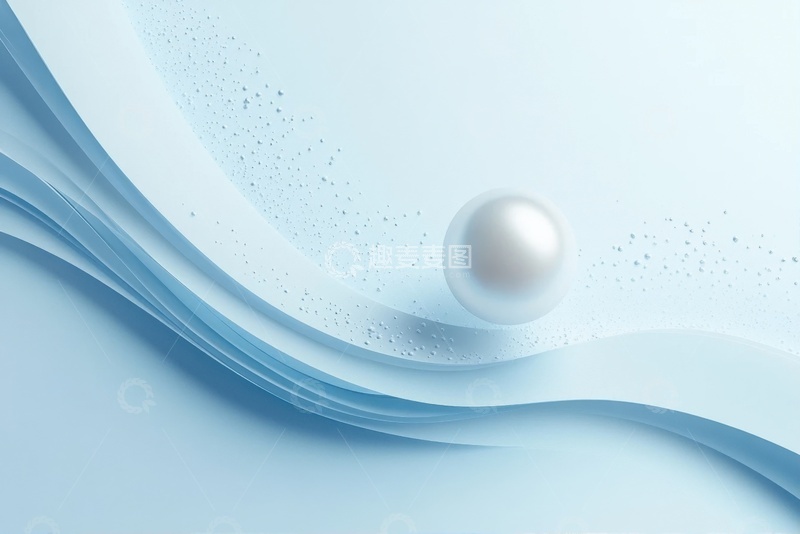 高清大图下载【趣麦麦图】浅蓝色条纹背景