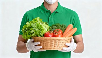 绿色快递蔬菜配送服务