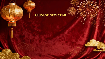 春节庆典红色喜庆背景