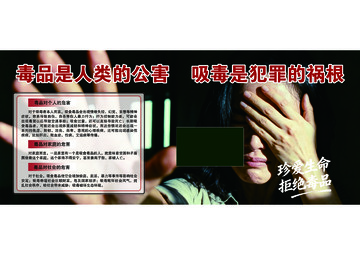 禁毒宣传图文化墙