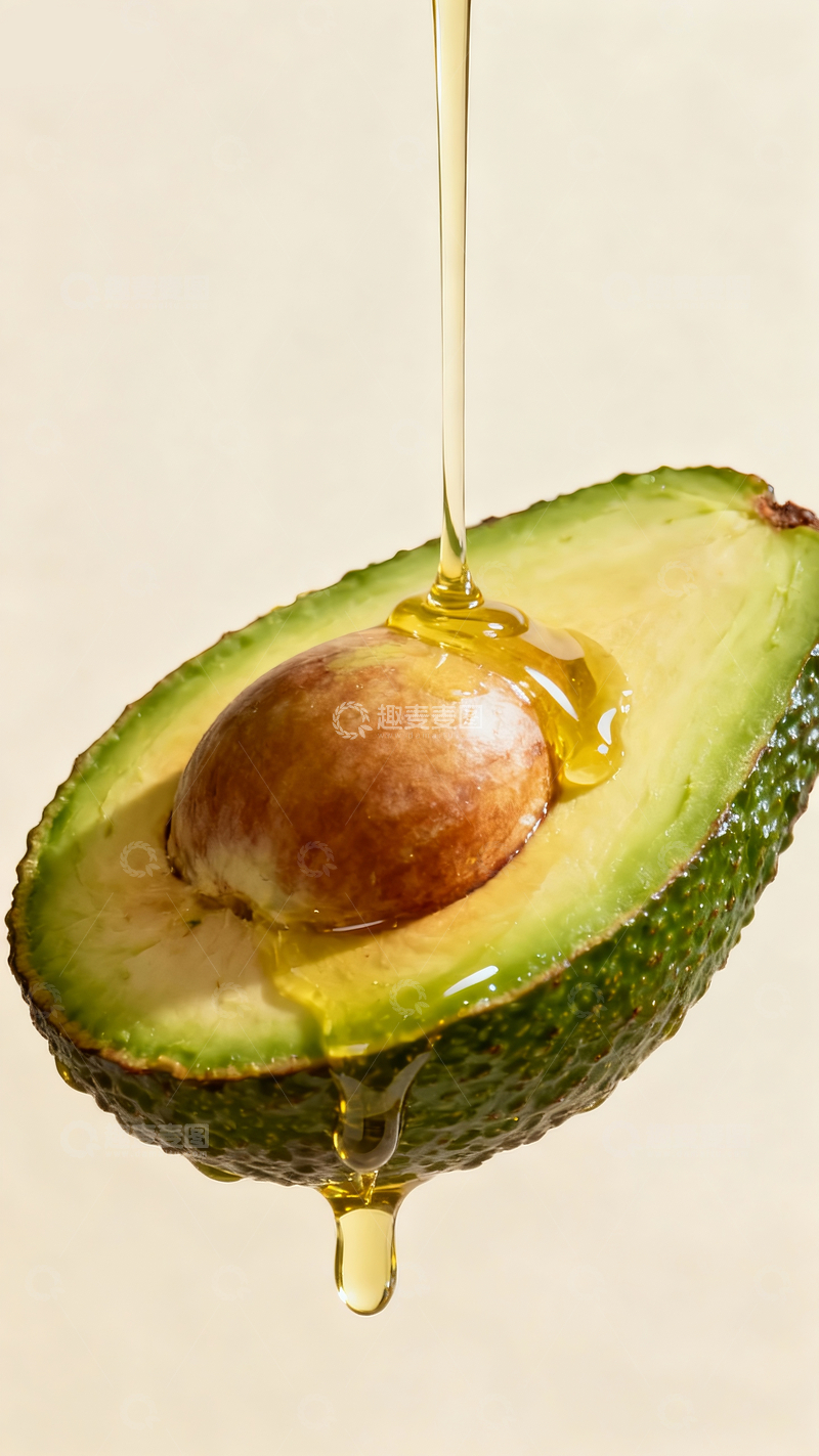 源文件下载【趣麦麦图】滴油的牛油果1