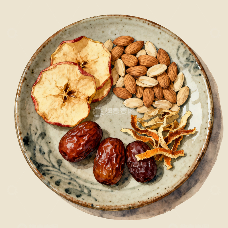 源文件下载【趣麦麦图】几位中草药1