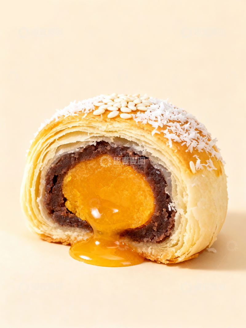 源文件下载【趣麦麦图】特写蛋黄酥4