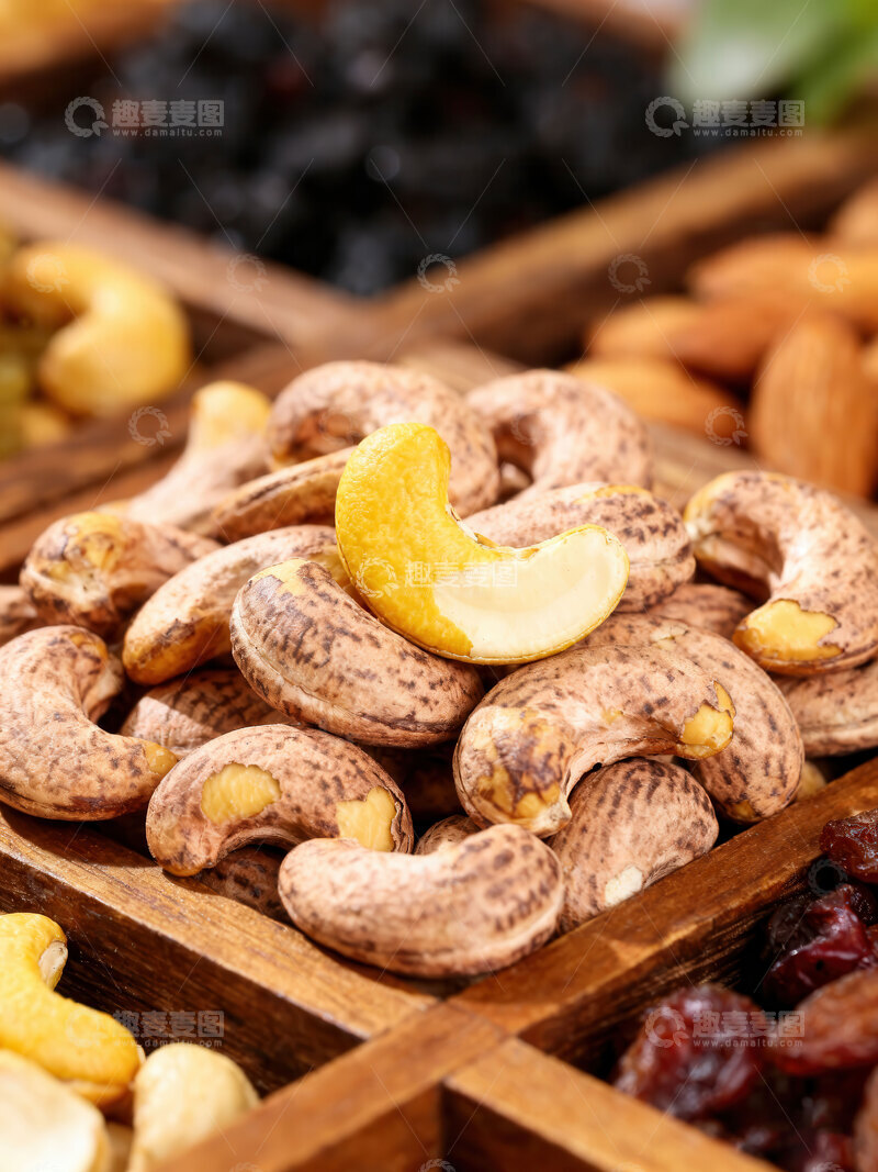 高清大图下载【趣麦麦图】腰果  月牙  淡盐