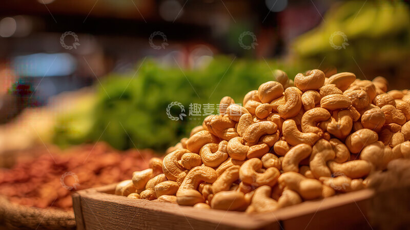 高清大图下载【趣麦麦图】腰果  月牙  养颜 