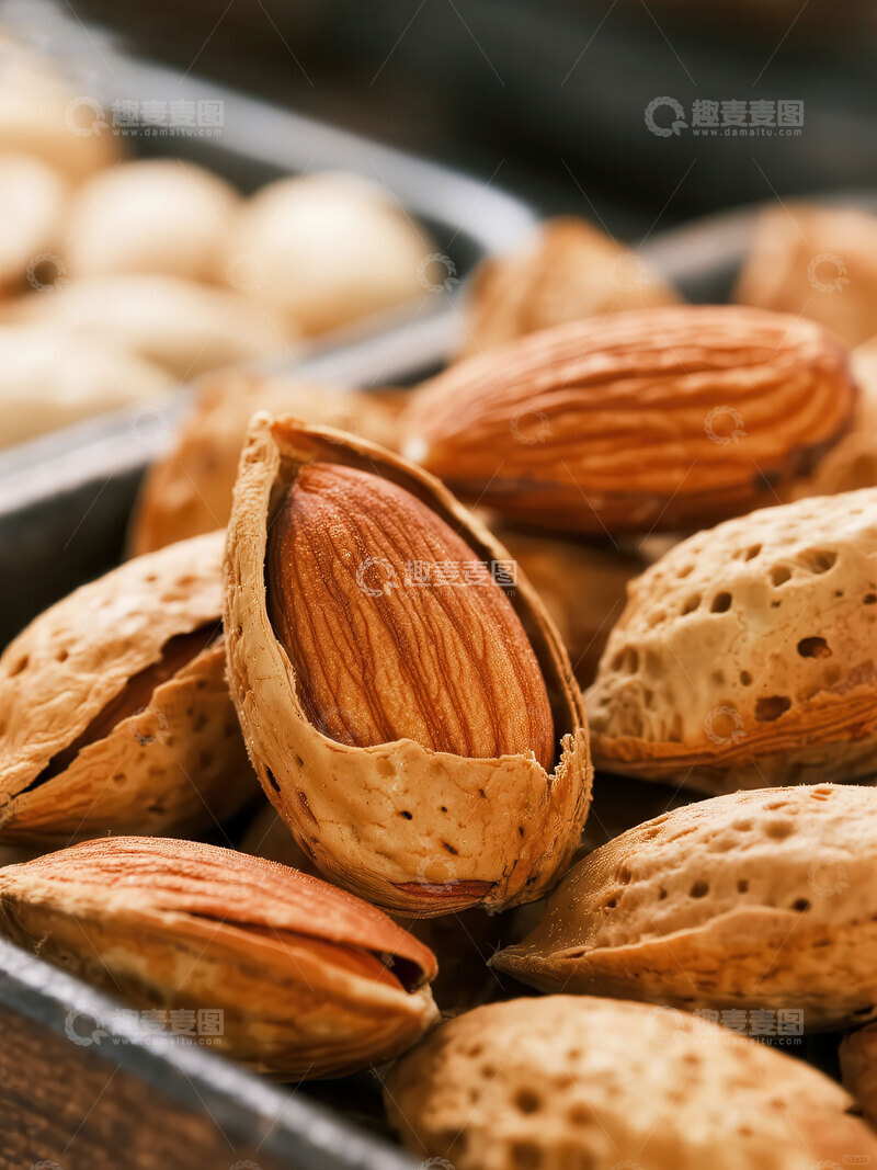 高清大图下载【趣麦麦图】巴旦木  甜杏  滋补