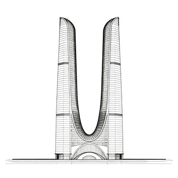 9杭州地标素材png 