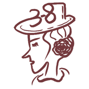 妇女节复古风女性头像标志设计素材