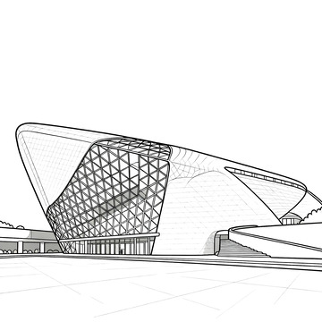 24杭州地标素材png