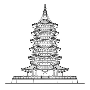 1杭州地标素材png 