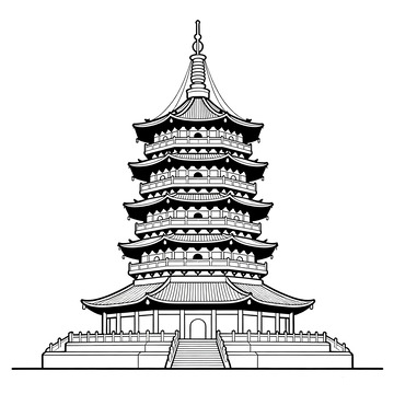 4杭州地标素材png 