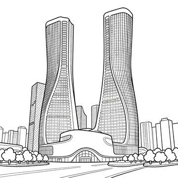 22杭州地标素材png