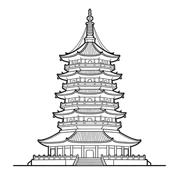 5杭州地标素材png 