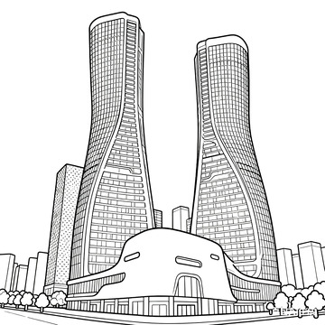 11杭州地标素材png