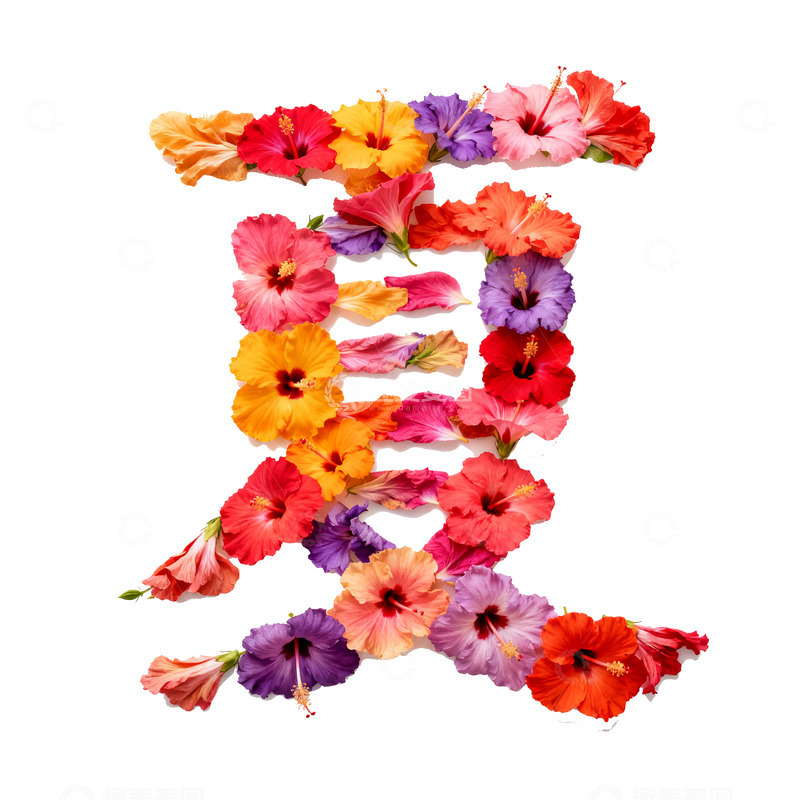 高清大图下载【趣麦麦图】2夏天拼贴画素材