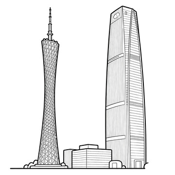 23杭州地标素材png