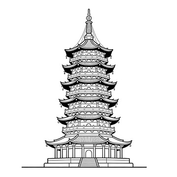 2杭州地标素材png 