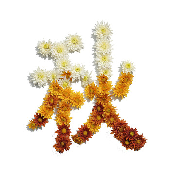 1秋天艺术字素材