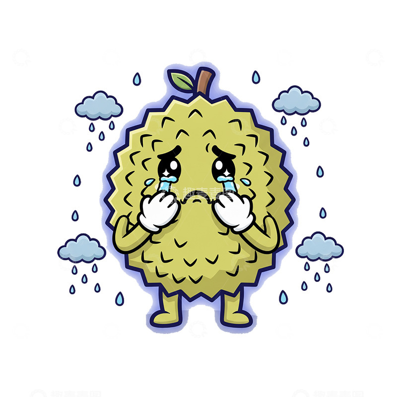 高清大图下载【趣麦麦图】2榴莲卡通漫画