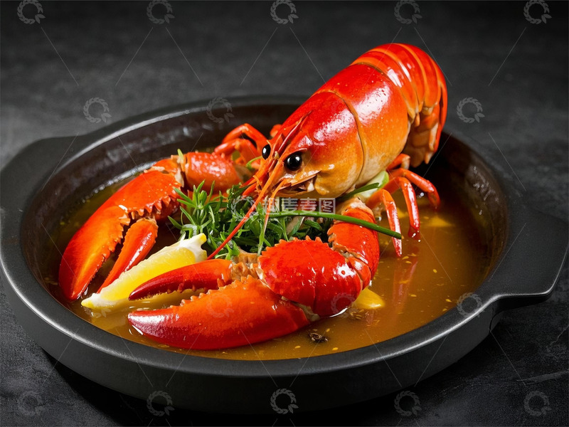 高清大图下载【趣麦麦图】红龙虾美食佳肴