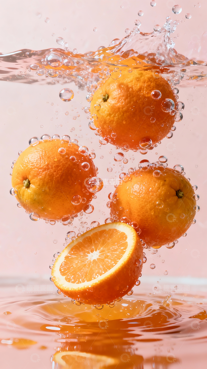 源文件下载【趣麦麦图】橙子动态摄影3