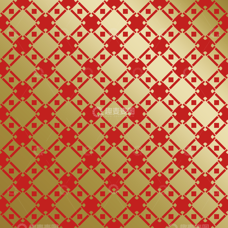源文件下载【趣麦麦图】红金中式喜庆花纹背景82