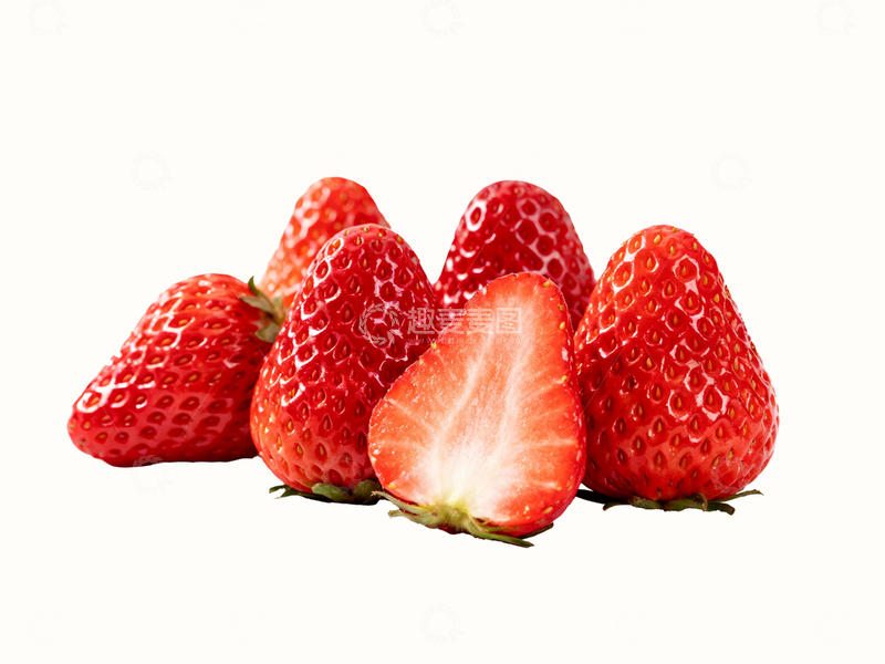 源文件下载【趣麦麦图】草莓特写摄影1