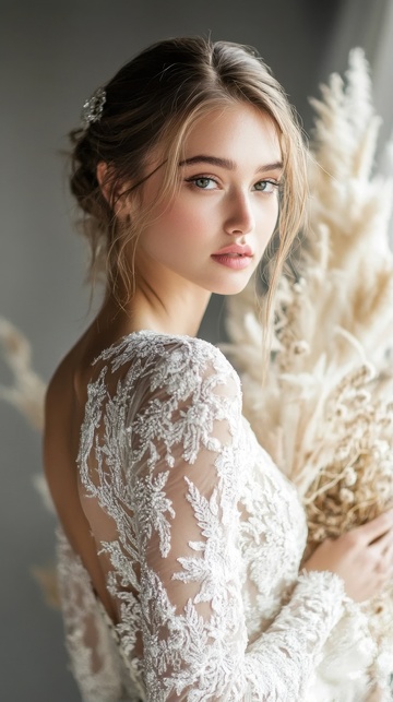 一位美少女特写摄影