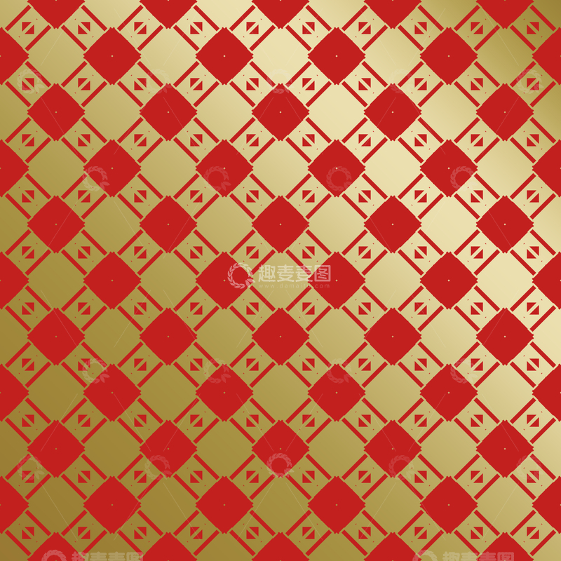 源文件下载【趣麦麦图】红金中式喜庆花纹背景101