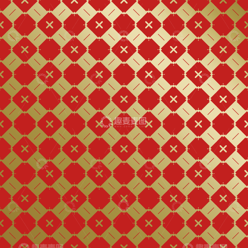源文件下载【趣麦麦图】红金中式喜庆花纹背景125