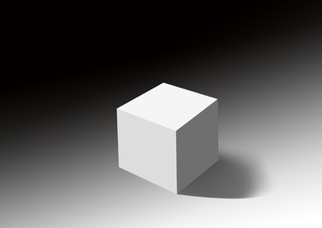 简约立方体光影效果