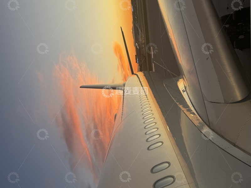 高清大图下载【趣麦麦图】银翼染霞待远途