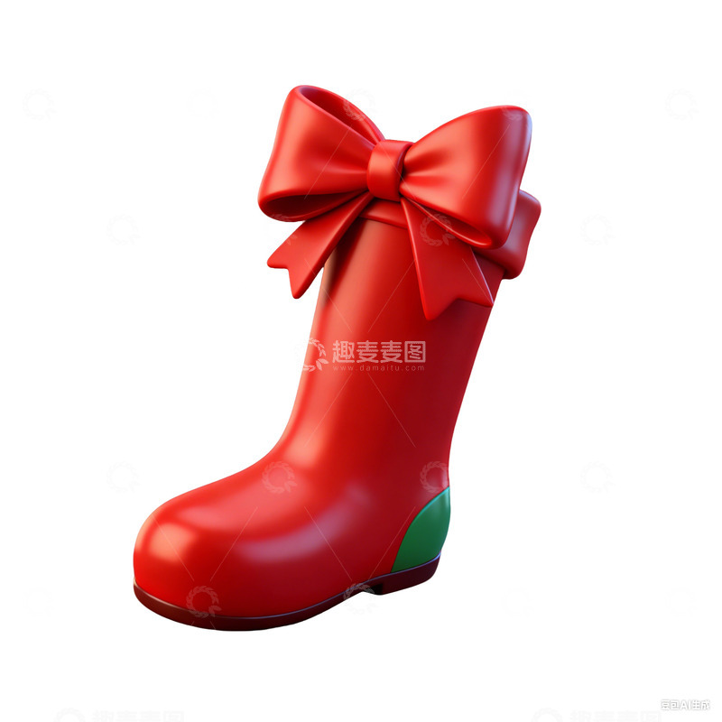 高清大图下载【趣麦麦图】圣诞节免抠雪人木马铃铛袜子节日素材3