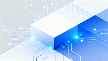 科技感立方体电路板背景图