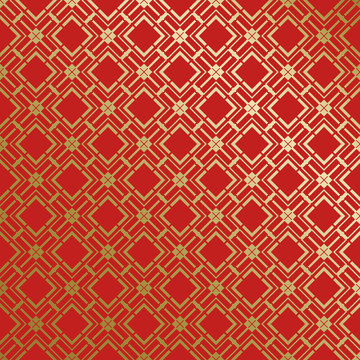 红金中式喜庆花纹背景132