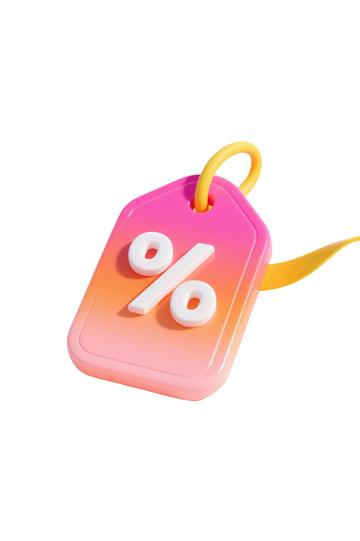 渐变标签折扣促销设计元素