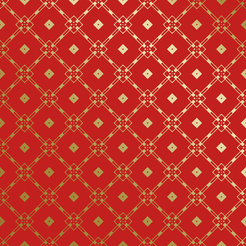 红金中式喜庆花纹背景163