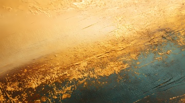 抽象金蓝纹理艺术绘画