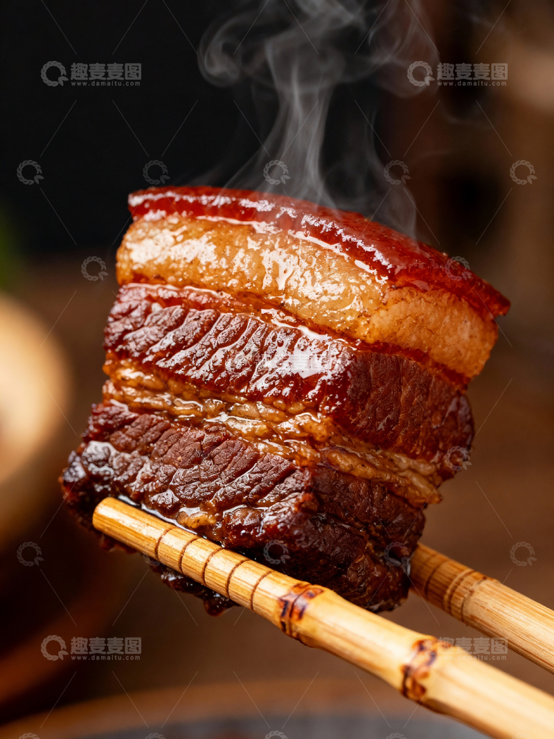 源文件下载【趣麦麦图】红烧肉特写2