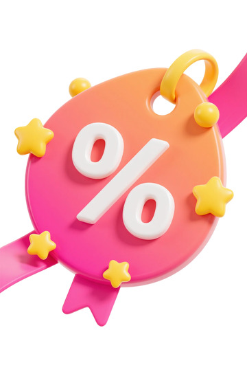 卡通折扣标签装饰图案设计素材