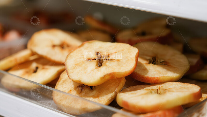 高清大图下载【趣麦麦图】-苹果干  脆片  薄切  